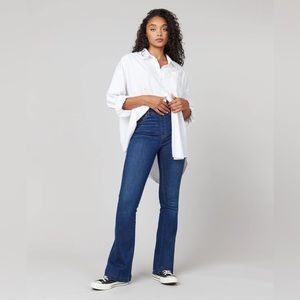 Spanx flare denim